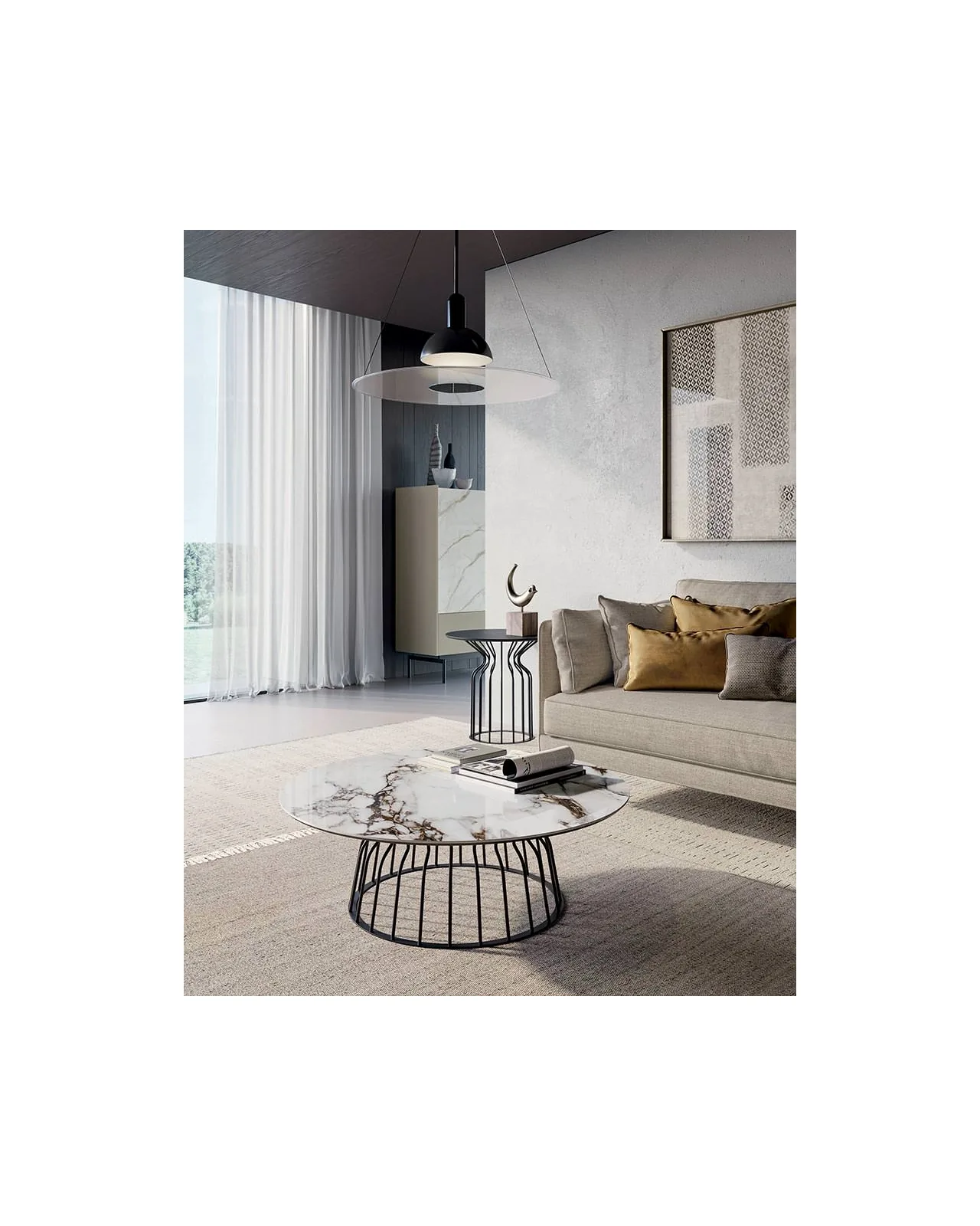 Bomber coffee table by Dall'Agnese, in an interior setting, photo 3 of 4