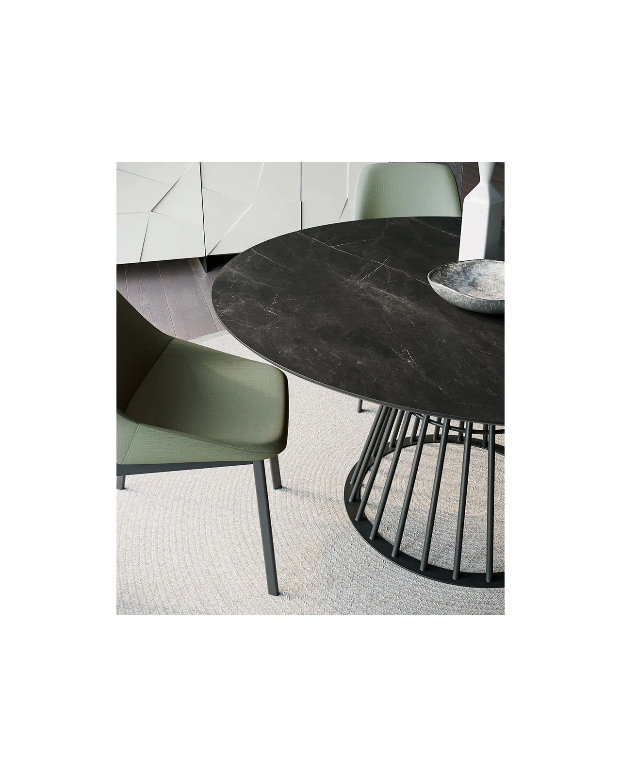 Bomber dining table by Dall'Agnese, in an interior setting, photo 4 of 6