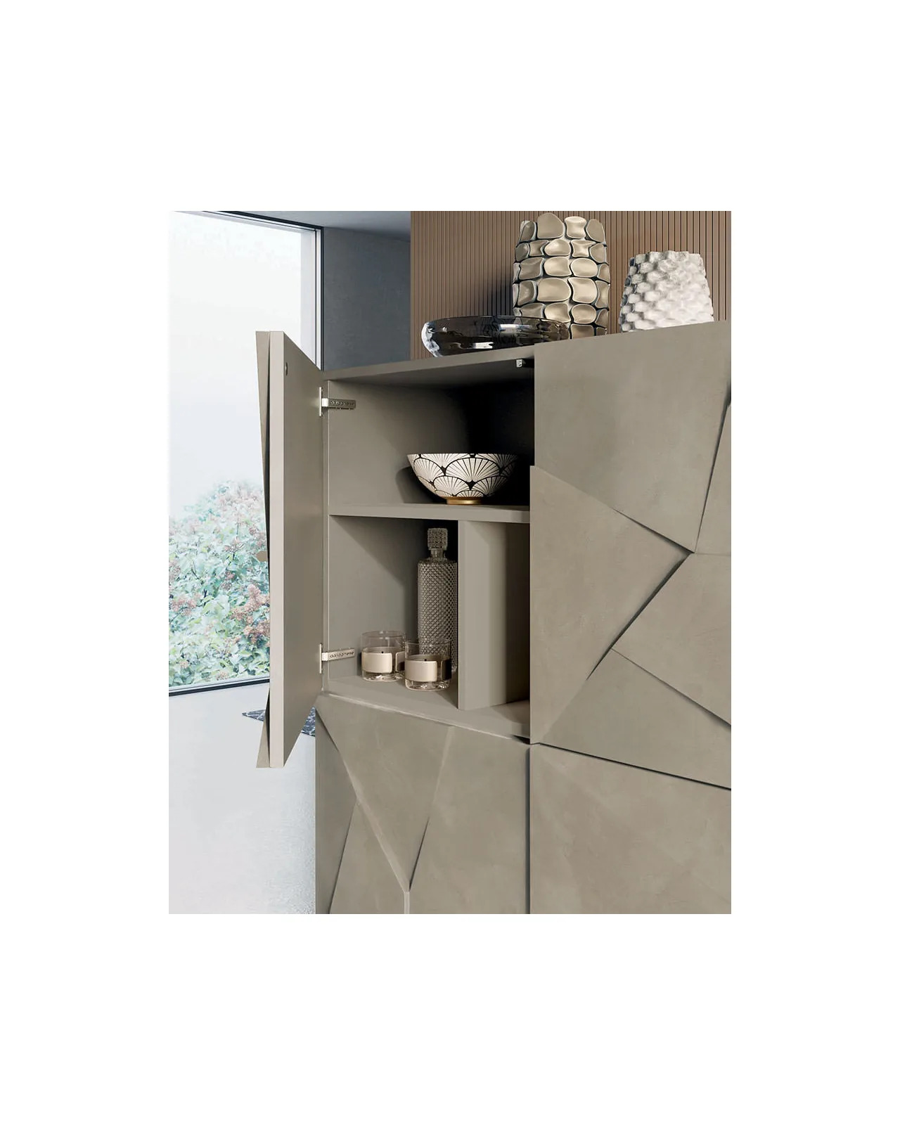 Concrete sideboard by Dall'Agnese, in an interior setting, photo 3 of 9