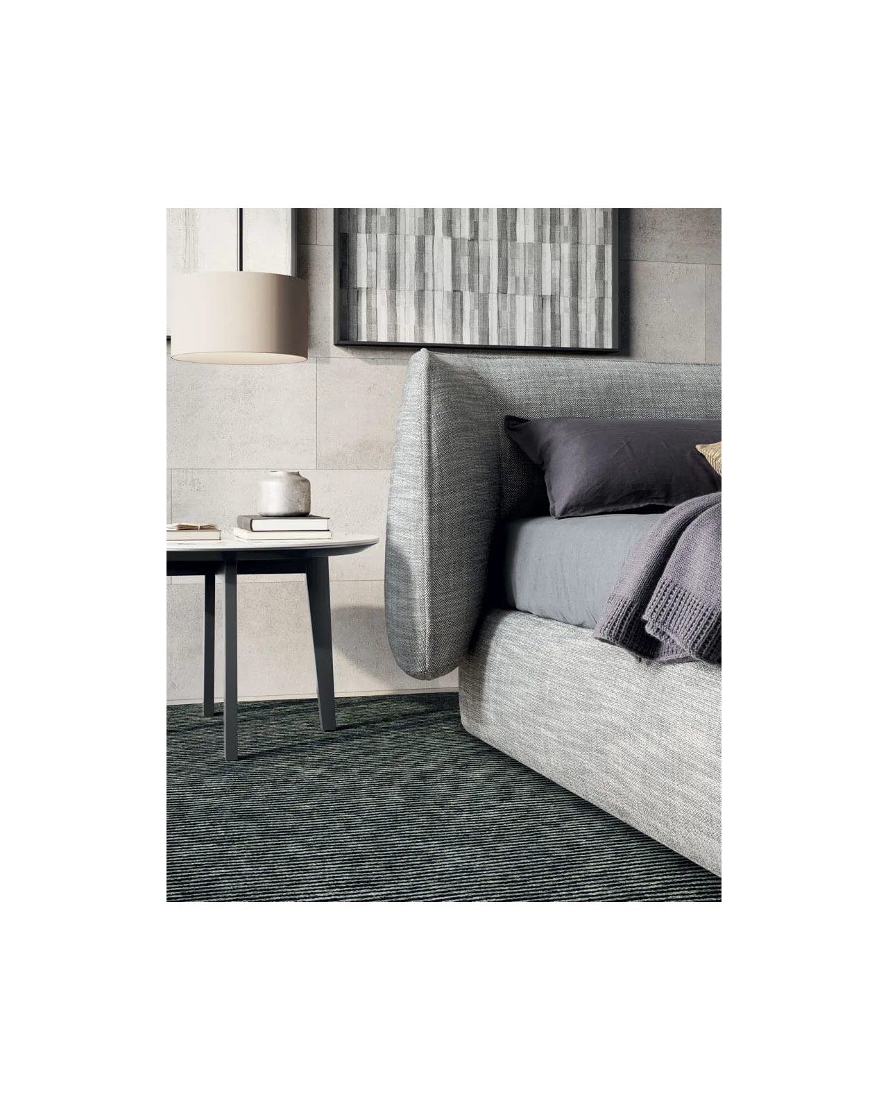 Inemuri bed by Dall'Agnese, in an interior setting, photo 5 of 5, Nobili Design catalog