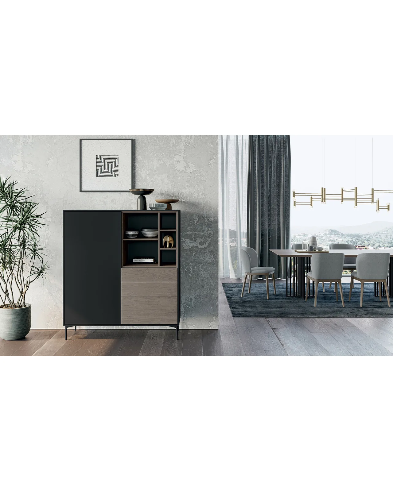 Kiri dining table by Dall'Agnese, in an interior setting, photo 4 of 7