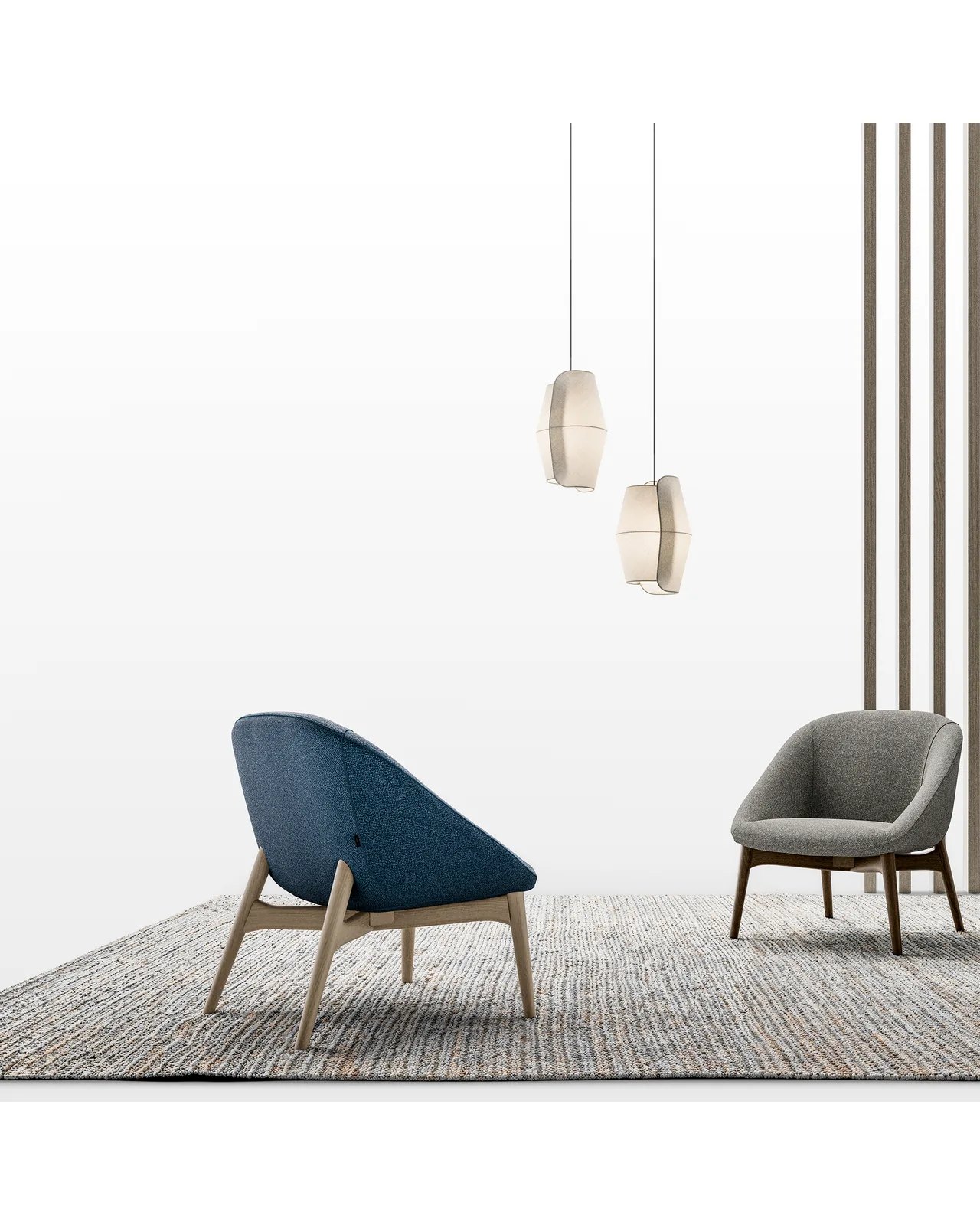 Le mans lounge armchair by Dall'Agnese, studio view, photo 1 of 3, Nobili Design catalog