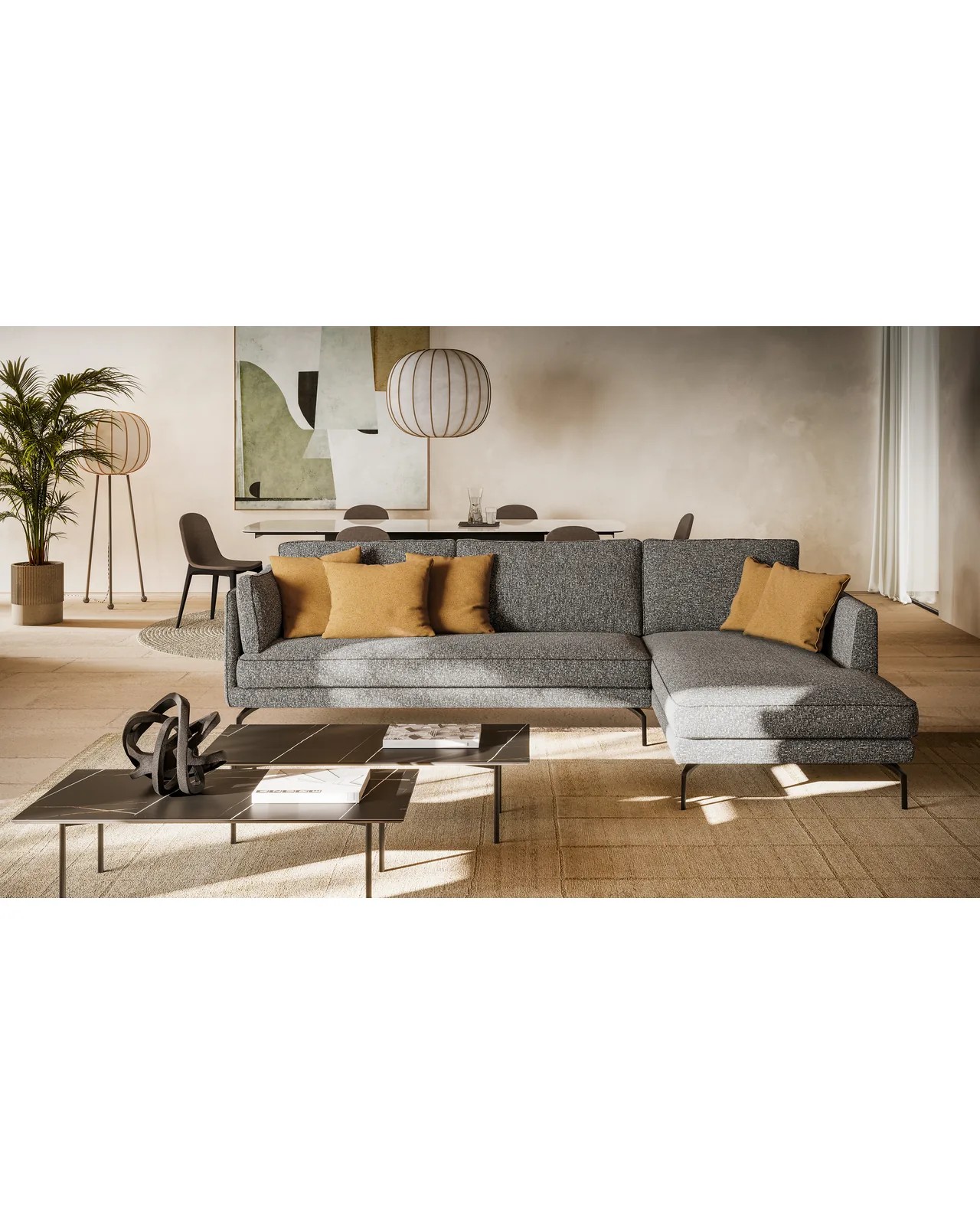 Milton sofa by Dall'Agnese, in an interior setting, photo 1 of 5, Nobili Design catalog