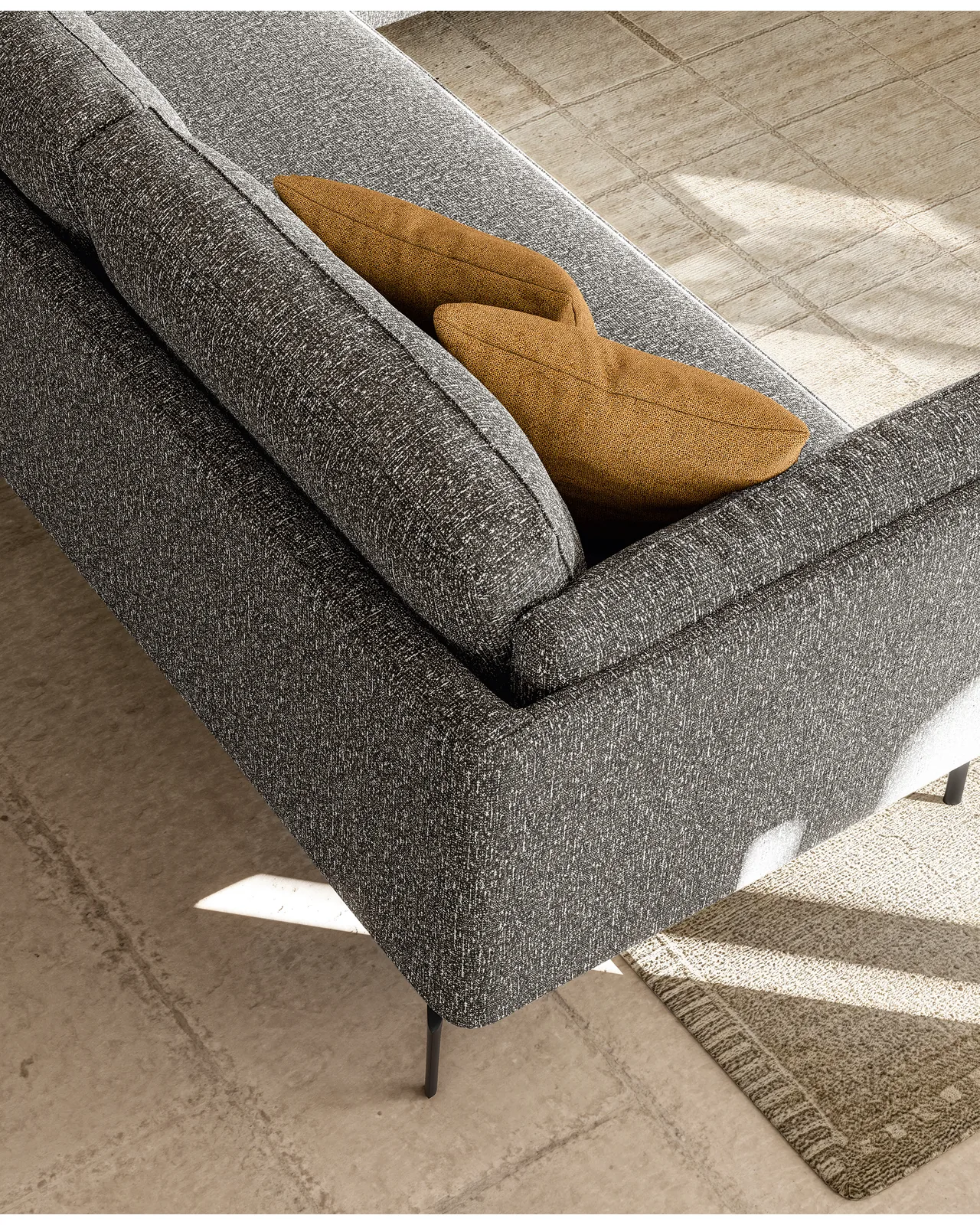 Milton sofa by Dall'Agnese, in an interior setting, photo 2 of 5, Nobili Design catalog