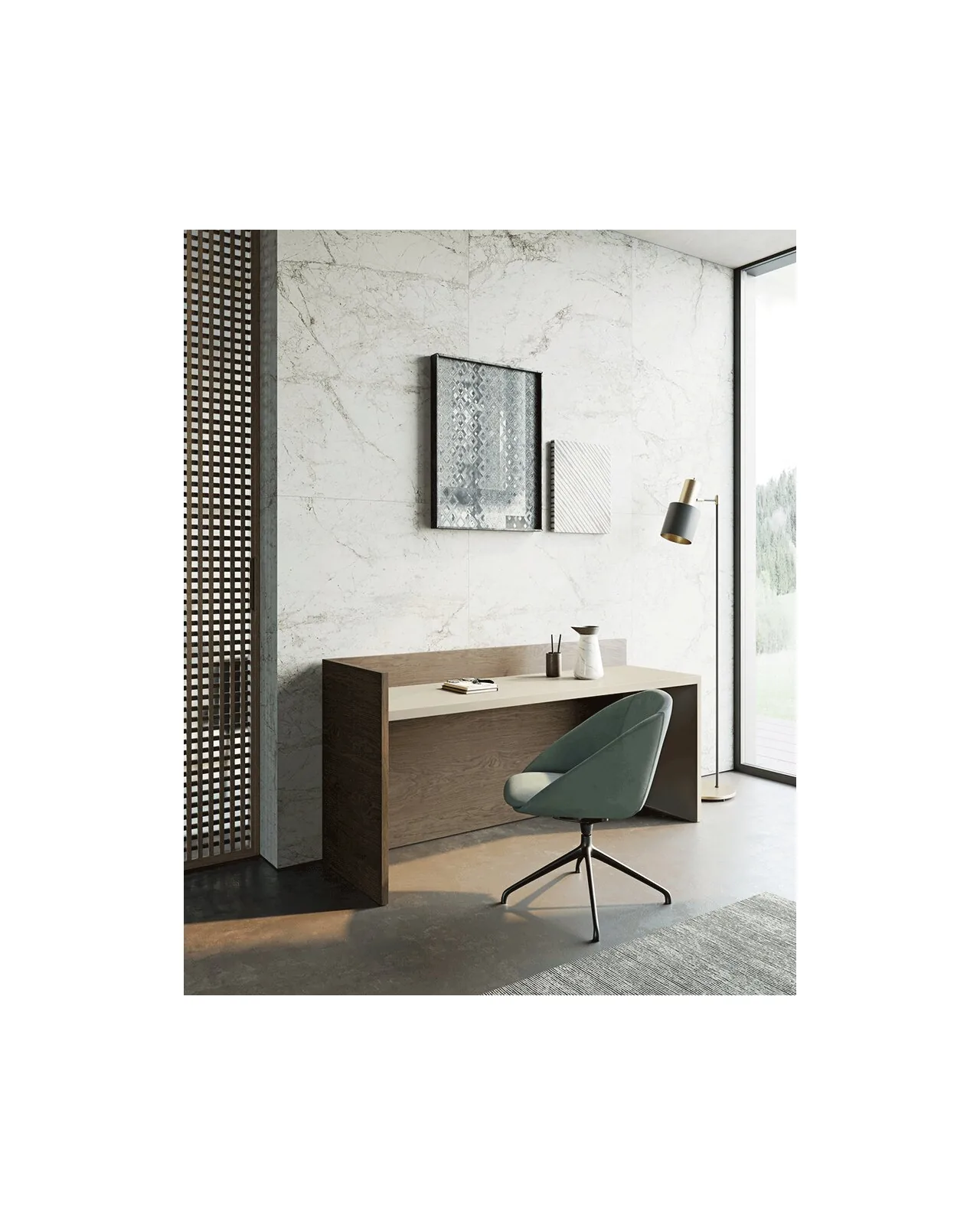 Modula desk by Dall'Agnese, in an interior setting, photo 7 of 10, Nobili Design catalog