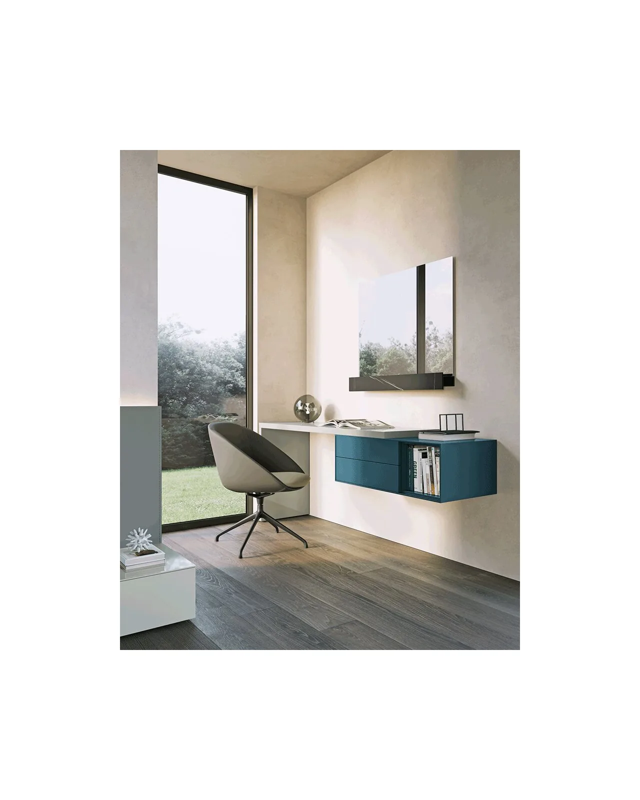 Modula desk by Dall'Agnese, in an interior setting, photo 9 of 10, Nobili Design catalog