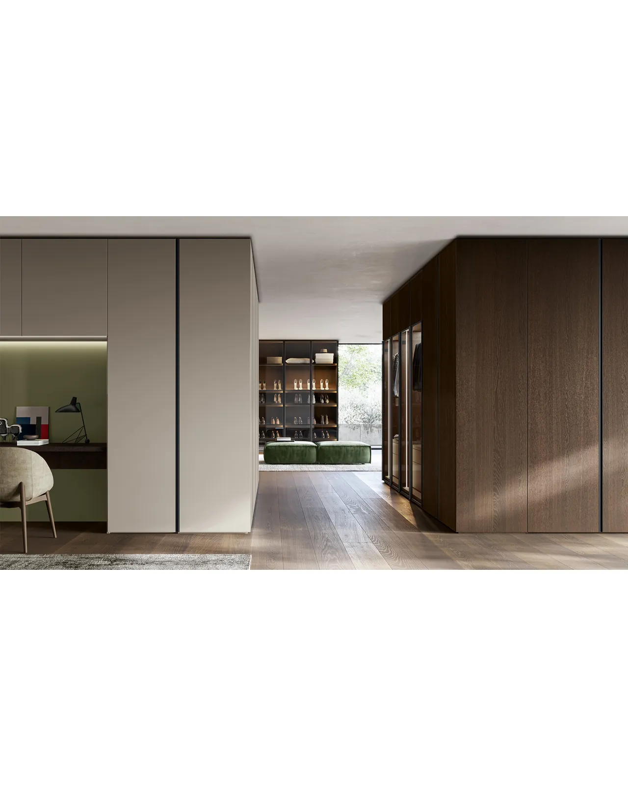 Nodo wardrobe by Dall'Agnese, in an interior setting, photo 2 of 6, Nobili Design catalog
