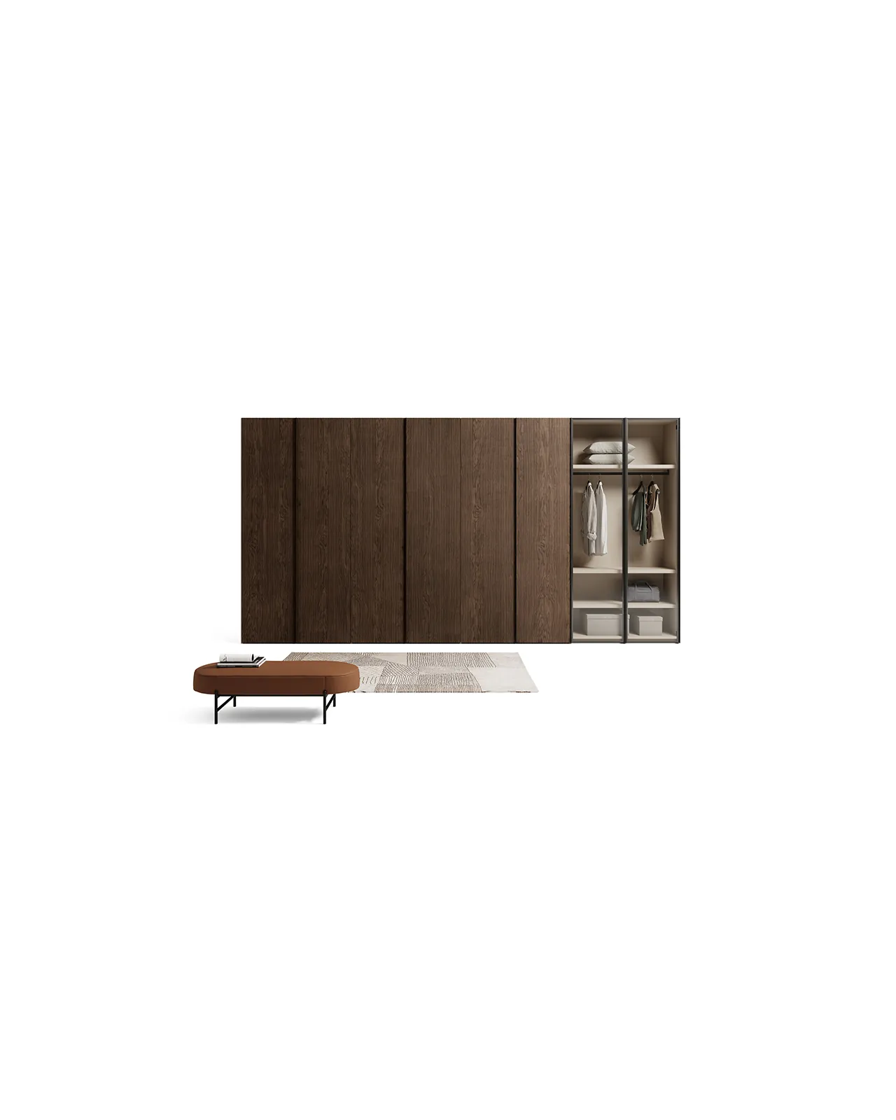 Ritmo wardrobe by Dall'Agnese, studio view, photo 1 of 5, Nobili Design catalog