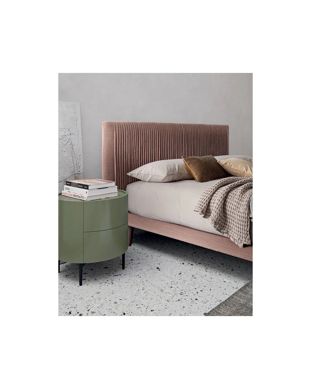 Ronda nightstand by Dall'Agnese, in an interior setting, photo 2 of 4