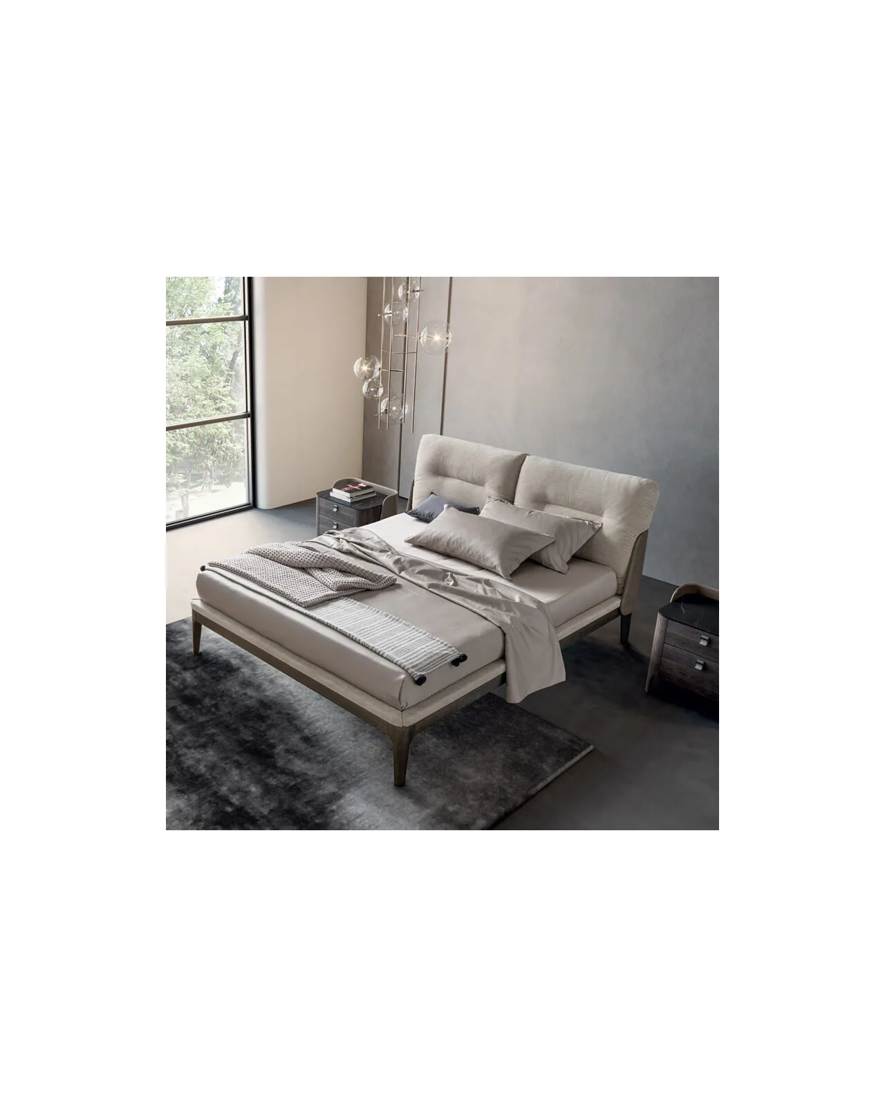Settanta bed by Dall'Agnese, in an interior setting, photo 5 of 5, Nobili Design catalog