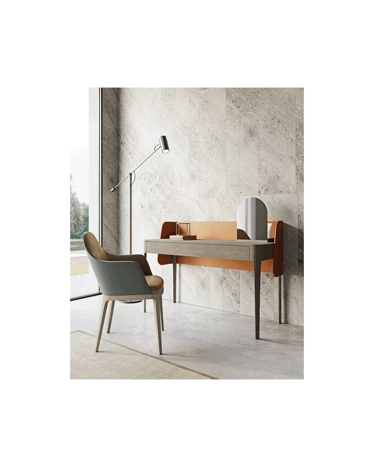 Settanta desk by Dall'Agnese, in an interior setting, photo 3 of 3, Nobili Design catalog