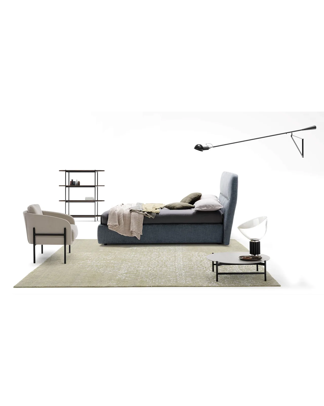 Slit bed by Dall'Agnese, studio view, photo 1 of 5, Nobili Design catalog