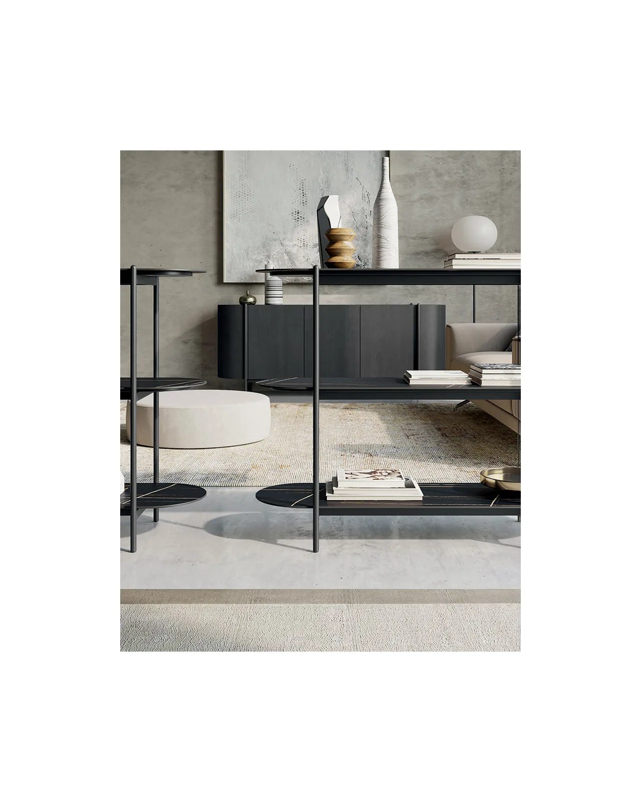 Supernova bookcase by Dall'Agnese, in an interior setting, photo 3 of 5