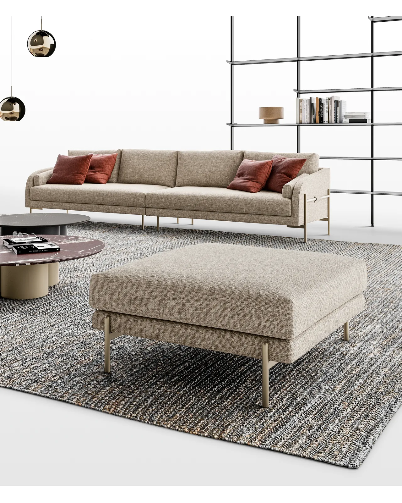 Supernova sofa by Dall'Agnese, in an interior setting, photo 5 of 5, Nobili Design catalog
