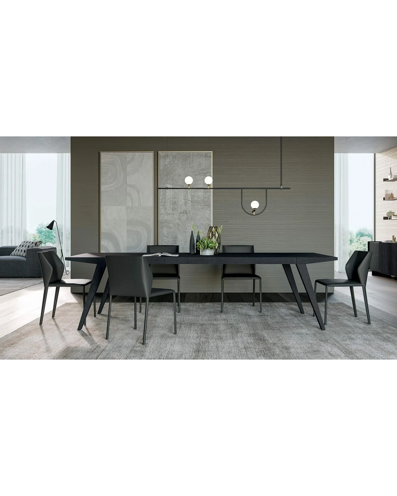 Tailor dining chair by Dall'Agnese, in an interior setting, photo 3 of 4