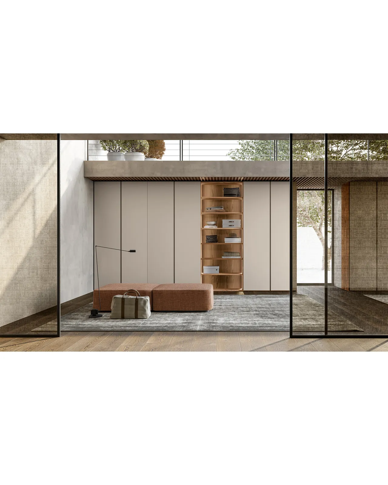 Tecno wardrobe by Dall'Agnese, in an interior setting, photo 2 of 6, Nobili Design catalog