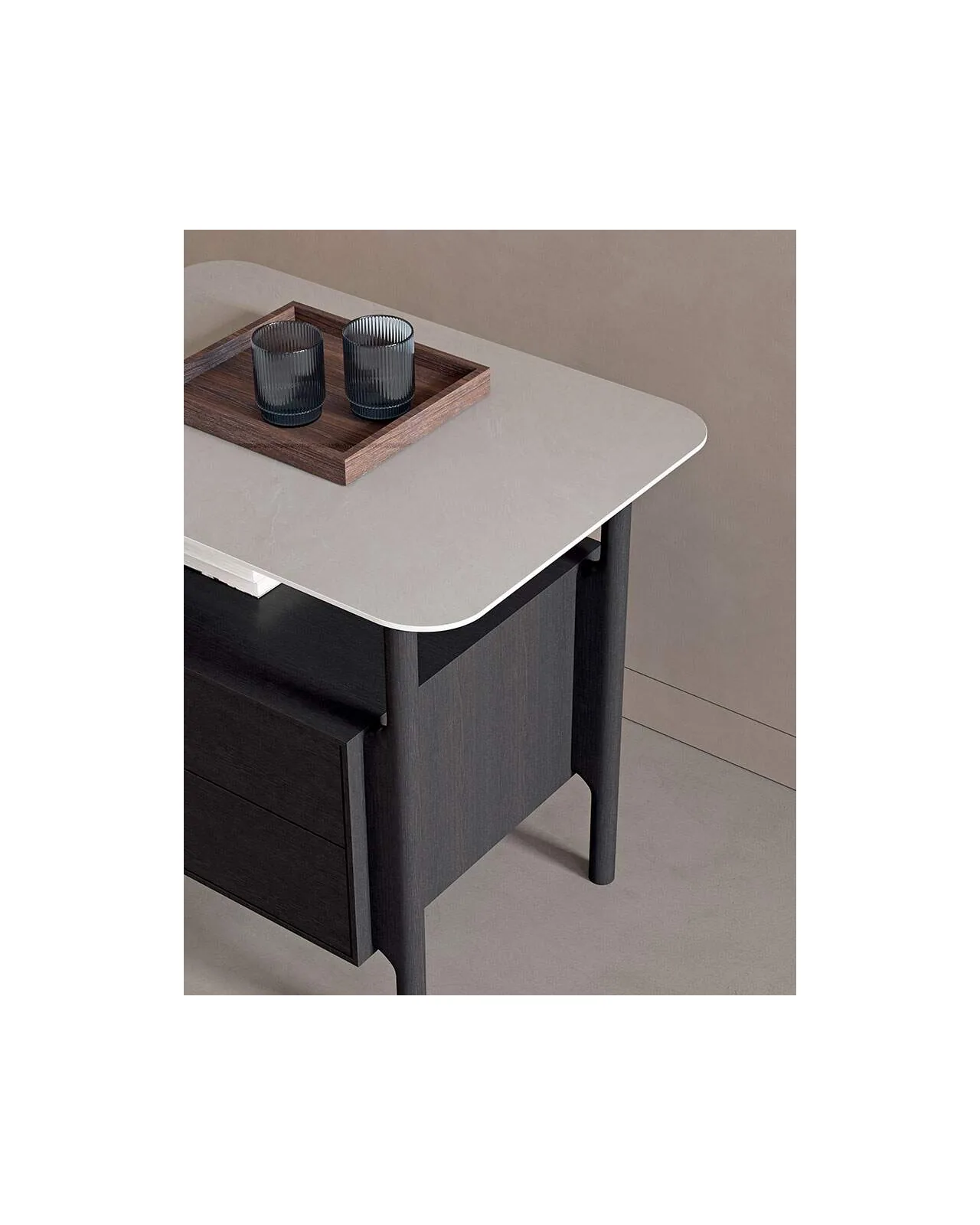 Tepu nightstand by Dall'Agnese, detail view, photo 3 of 3, Nobili Design catalog