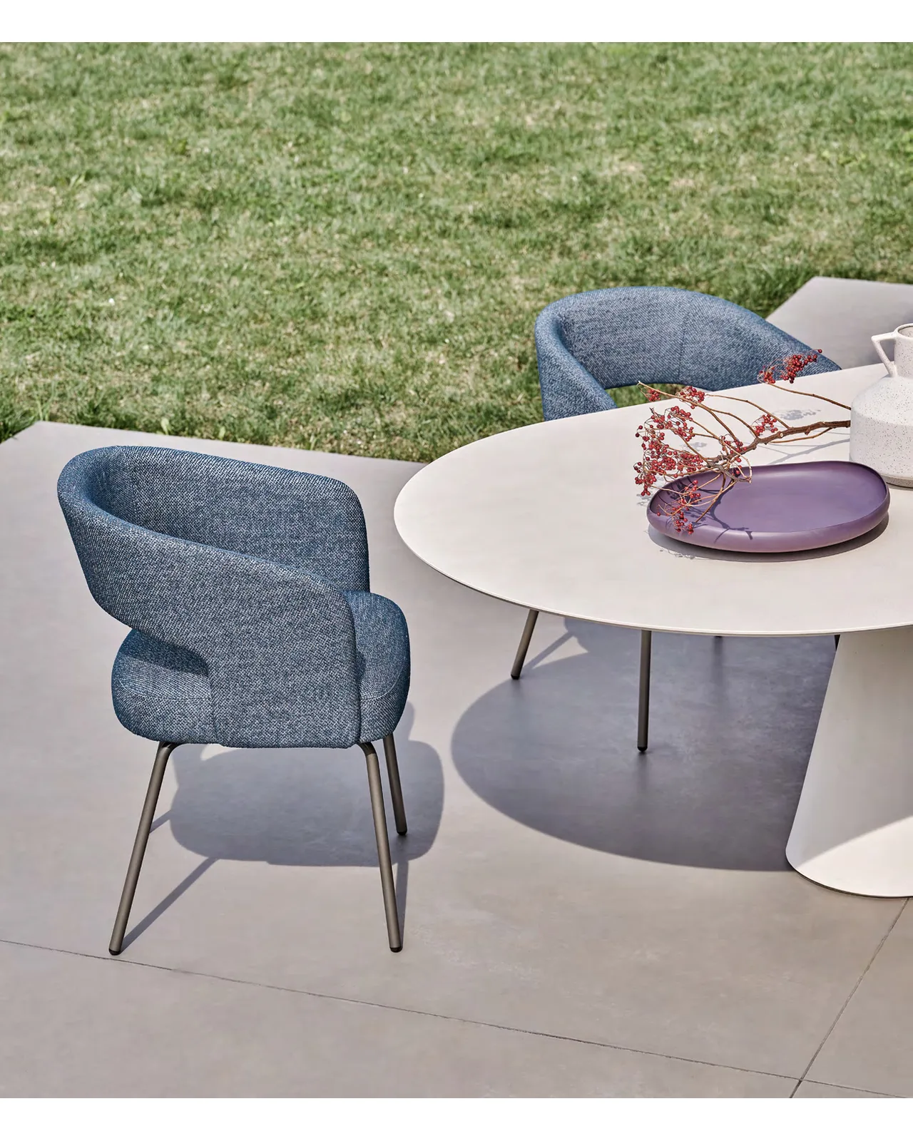 Chaise d'extérieur 356 par Ditre Italia sur une terrasse, photo 4 sur 4