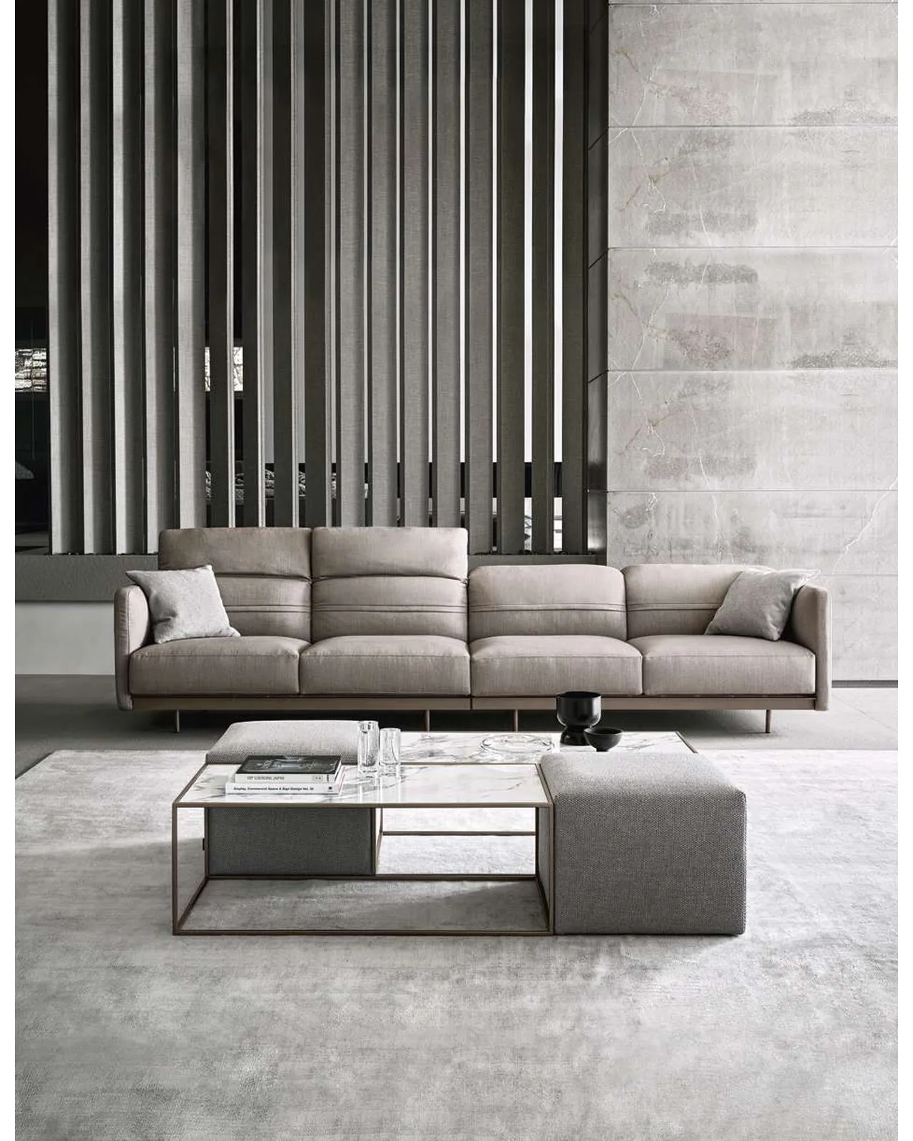 Arlott High sofa by Ditre Italia, in a living room, corner sofa, photo 1 of 4