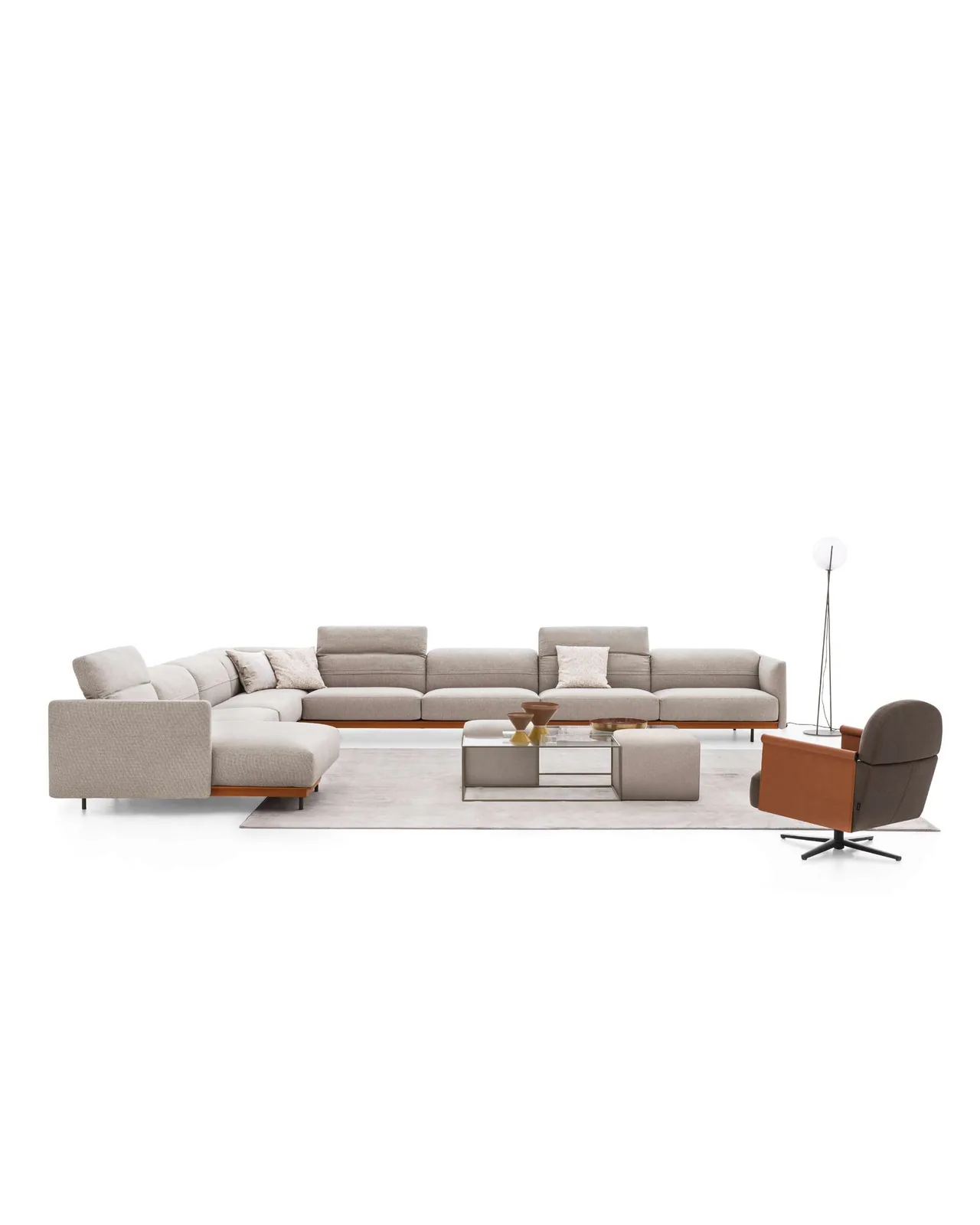 Arlott High sofa by Ditre Italia, Italian living room sofa, corner sofa, photo 4 of 4