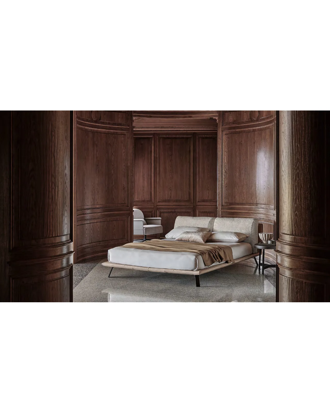 Lit Avalon par Ditre Italia, dans un intérieur, photo 3 sur 4