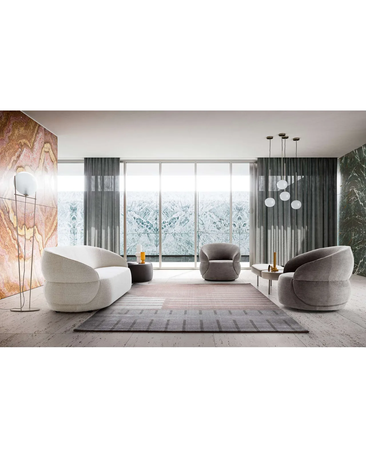 Clip sofa by Ditre Italia, in a living room, photo 1 of 2, Nobili Design