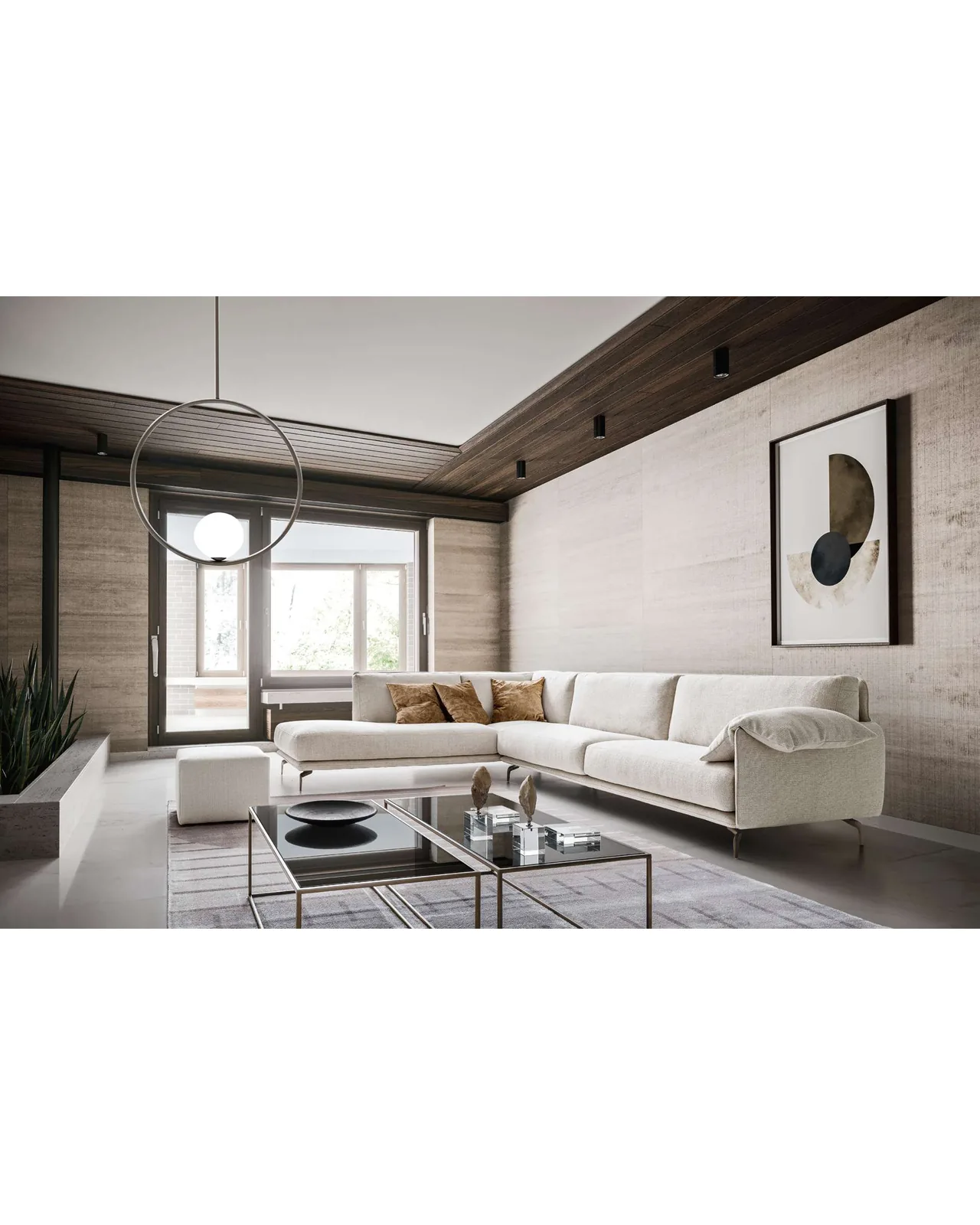 Krisby sofa by Ditre Italia, in a living room, modular sofa, photo 1 of 3