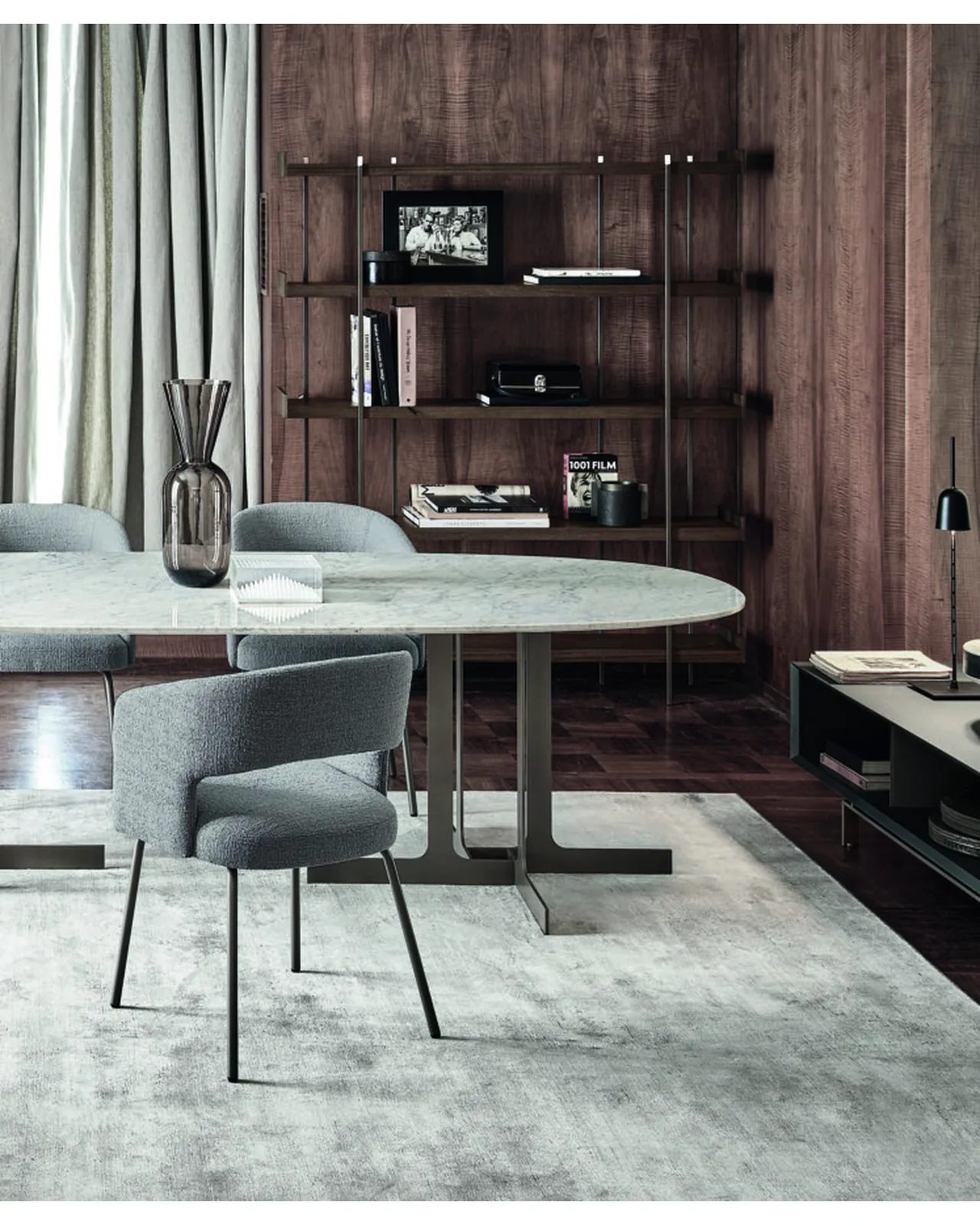 Table de repas Nell par Ditre Italia dans une salle à manger contemporaine, photo 3 sur 4