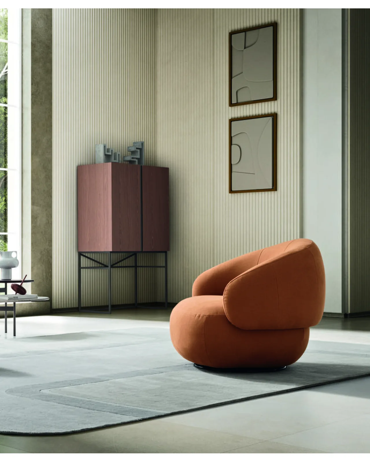 Pacific armchair by Ditre Italia, in a contemporary living room, photo 2 of 6