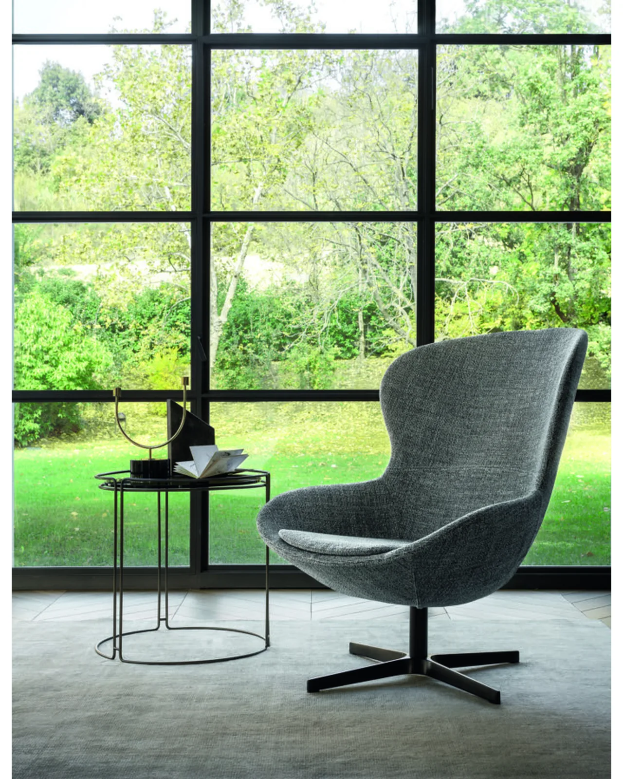 Round armchair by Ditre Italia, in a living room, photo 1 of 5