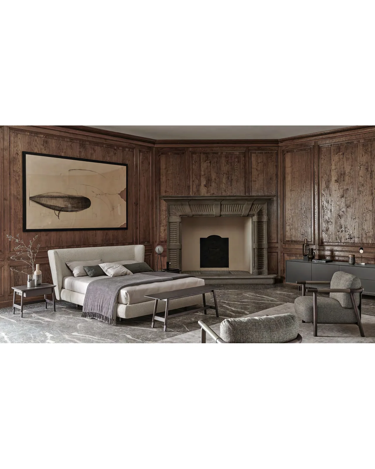 Lit Royal par Ditre Italia, dans une chambre, photo 1 sur 1, Nobili Design