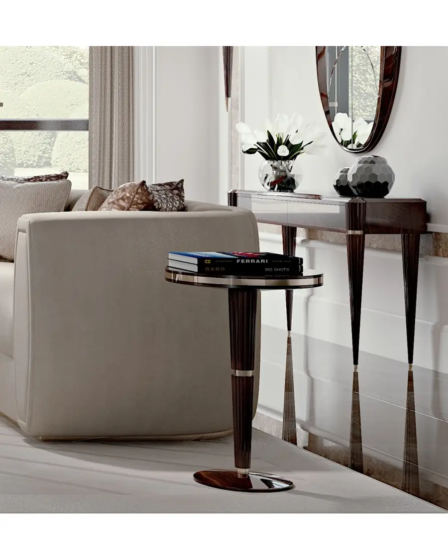 Ellipse Round Side Table, Art. 9026, Francesco Pasi, photo 5 of 18