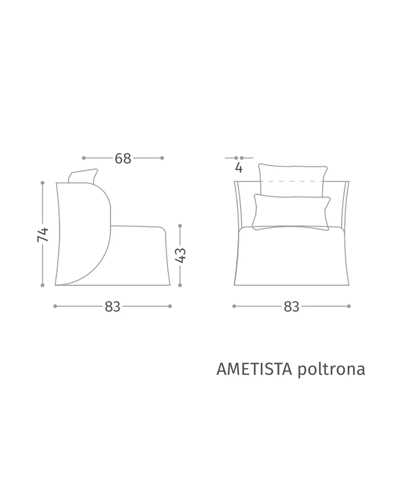 Fotelja Ametista — Epoque, fotografija 3 od 3