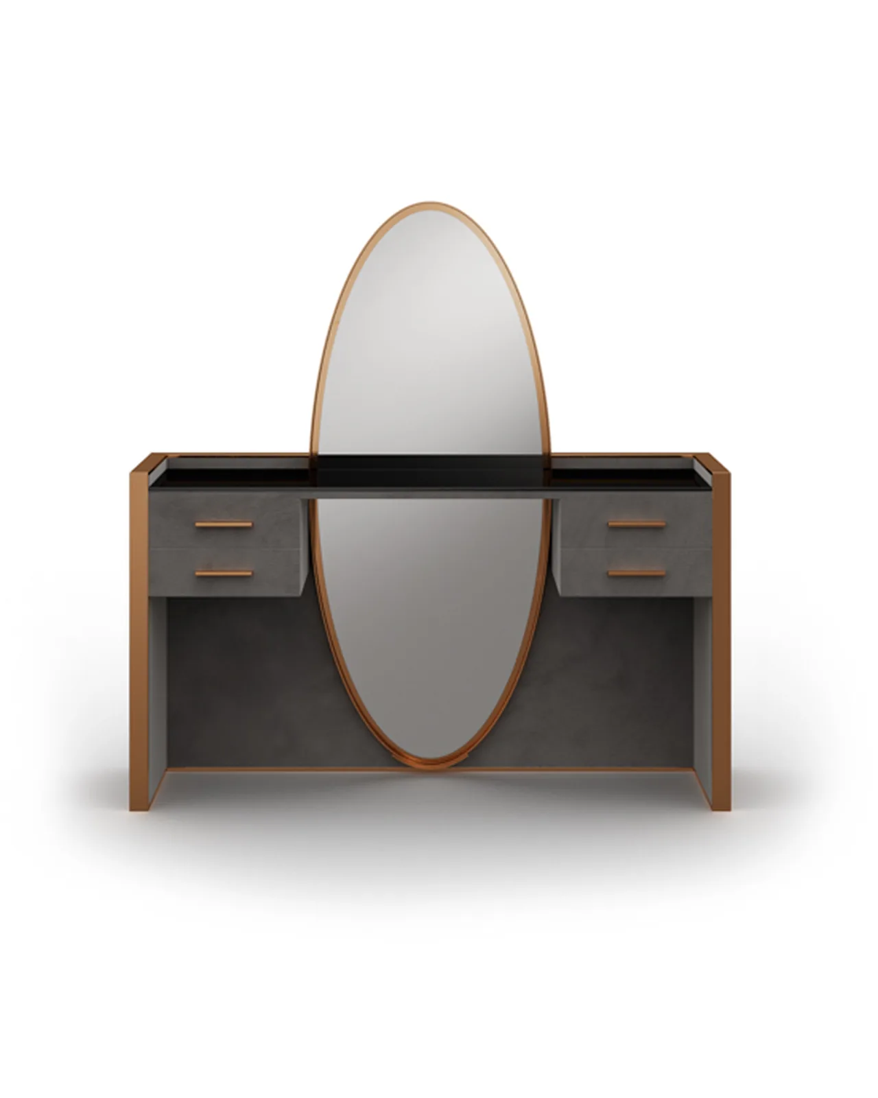 Cromo Plus Dressing Table by Epoque, studio view, photo 1 of 2, Nobili Design catalog