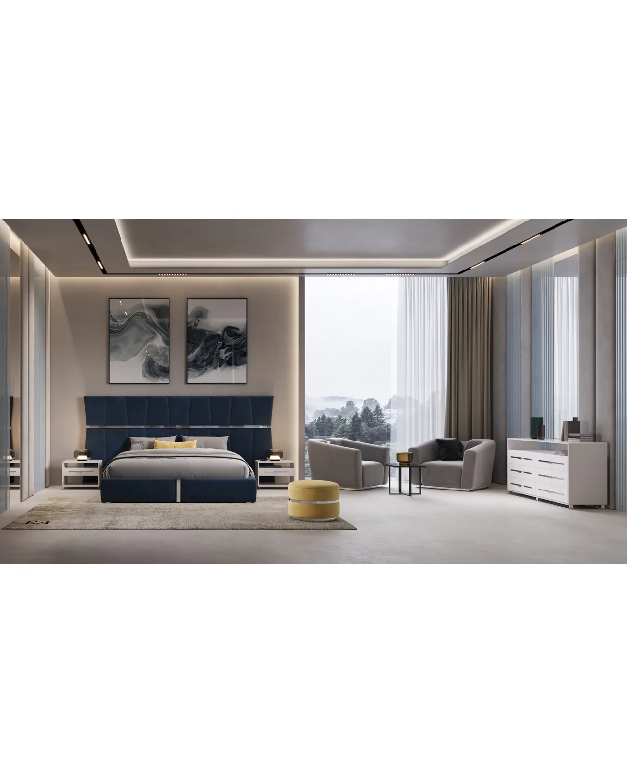 Epidote Dresser by Epoque, in a bedroom setting, photo 4 of 4