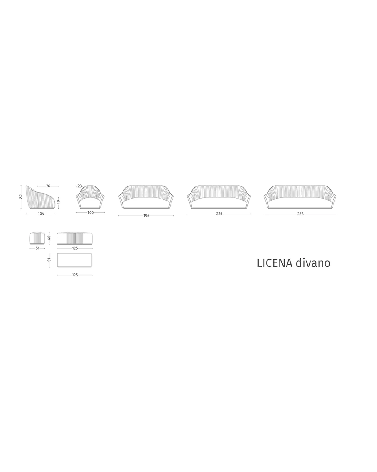 Sofa Licena — Epoque, fotografija 3 od 3