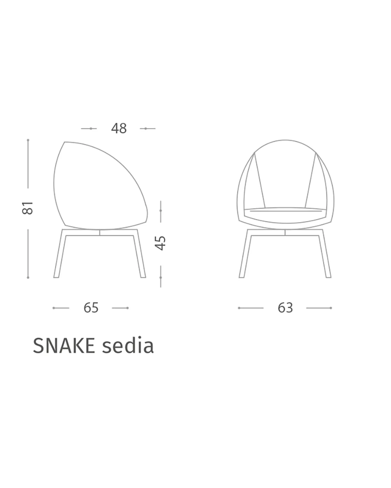 Blagovaonska stolica Snake — Epoque, fotografija 3 od 3