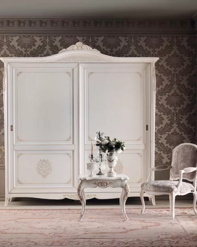 Gran Guardia Wardrobe, 2 Sliding Doors, Wood Panels, image 3