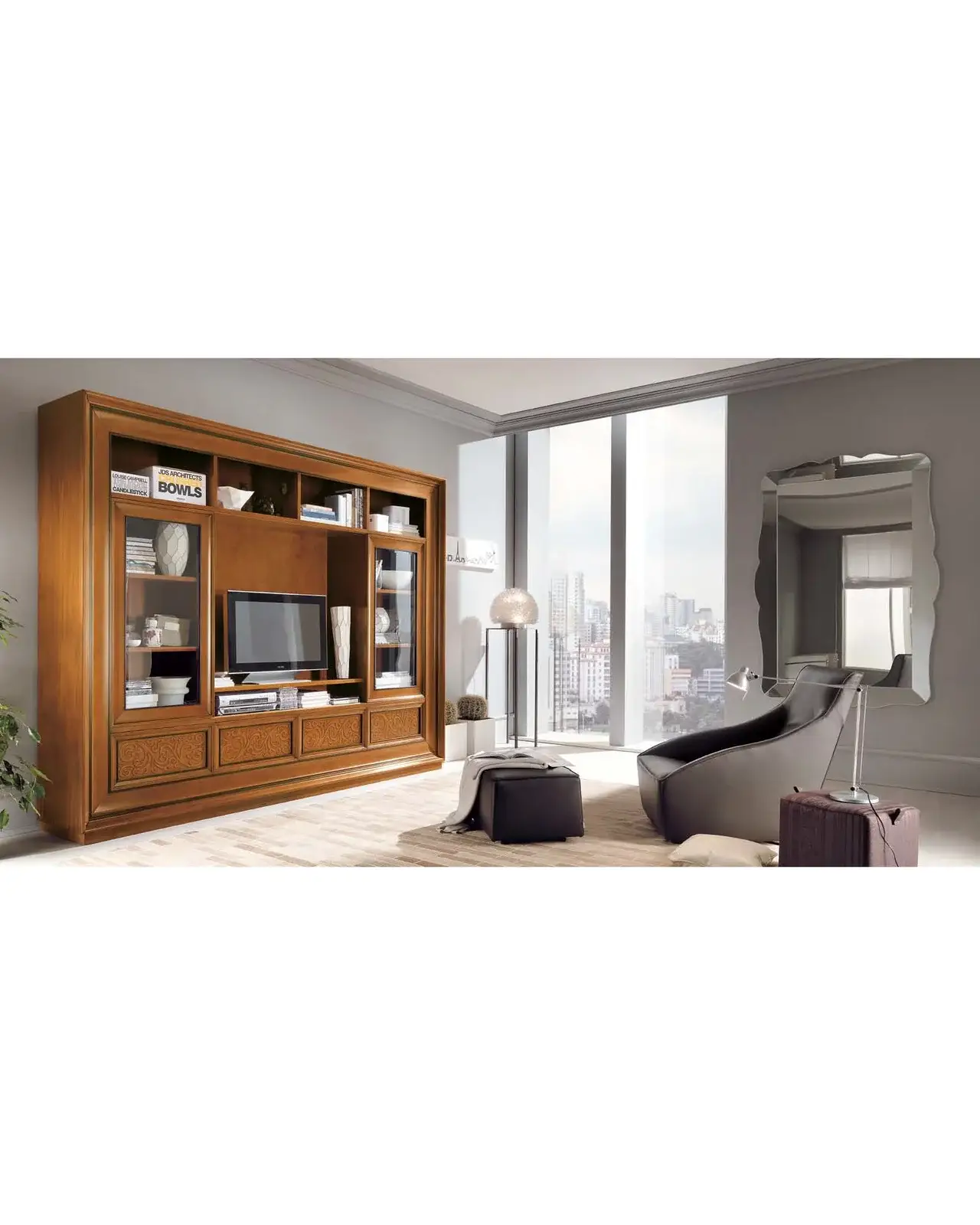 New Deco Wall Unit, Sliding Glass Doors, photo 1 of 2