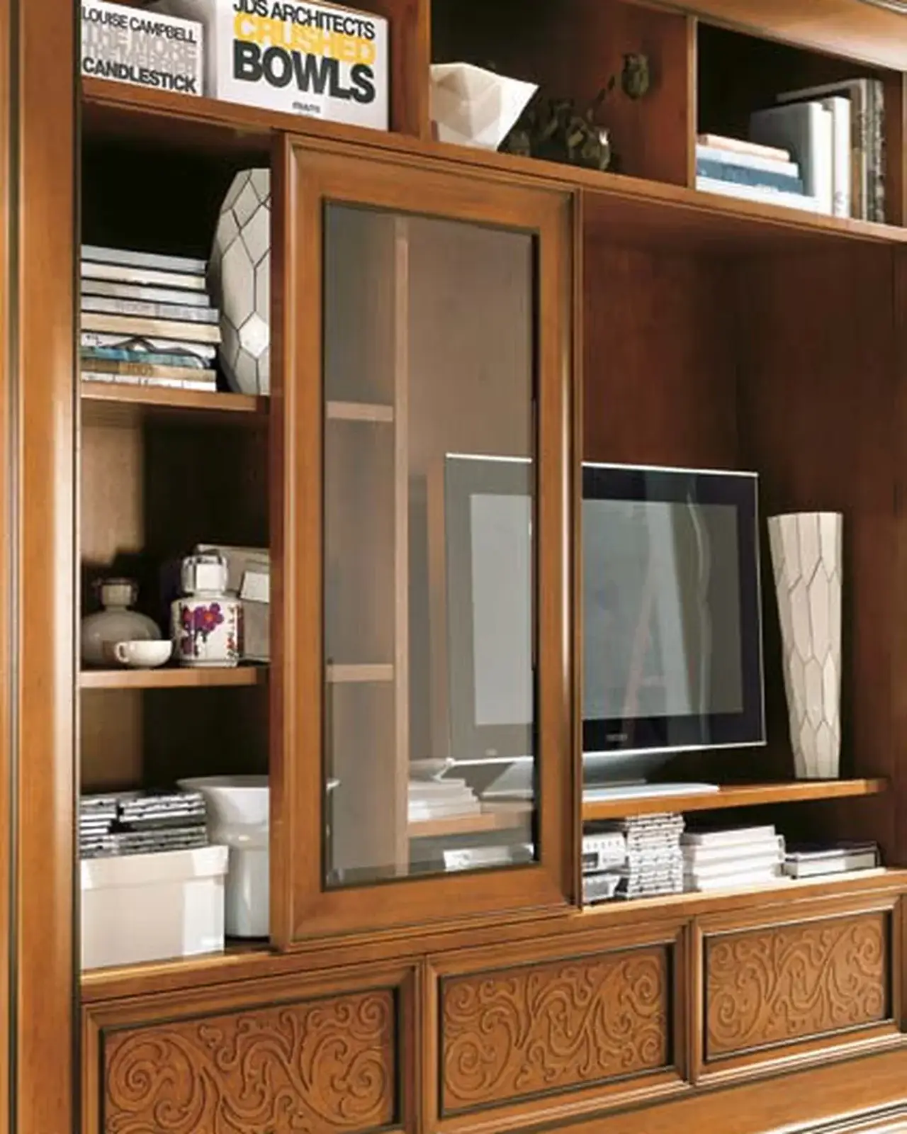 New Deco Wall Unit, Sliding Lattice Doors, photo 1 of 2