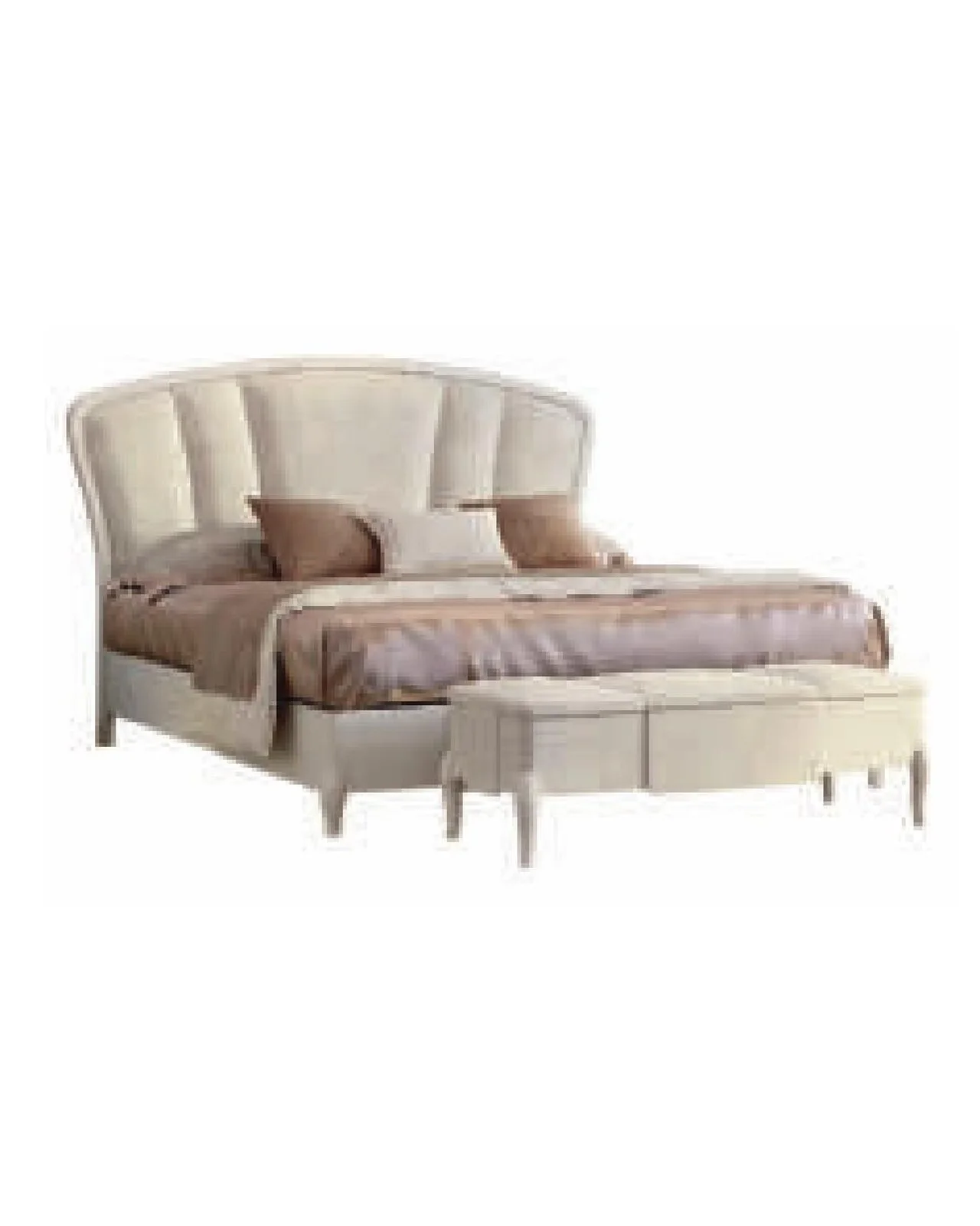 Ocean Arched Bed, Wood Frame, Smooth legs, product photo