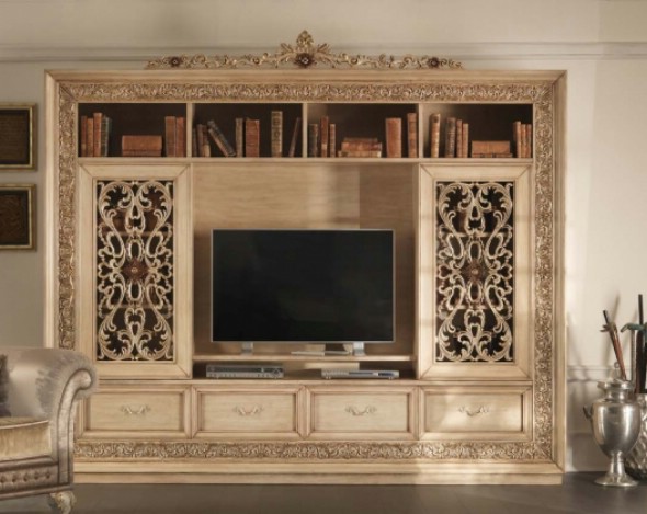 Classic living room furniture made of wood Gran Guardia 3