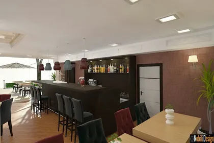Design interior restaurant mediteranean in Milan | Interior design in Milan. 