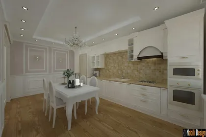 Classic style interior design house concept in Monaco