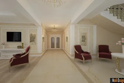 Classic style interior design project for a home in Monaco