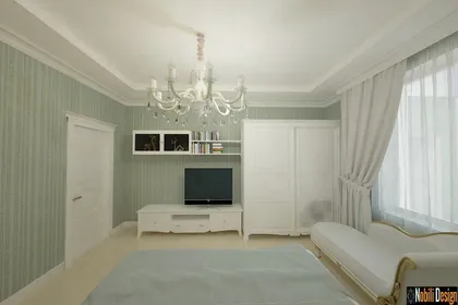 Classic style interior design project for a home in Monaco