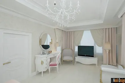 Classic style interior design project for a home in Monaco