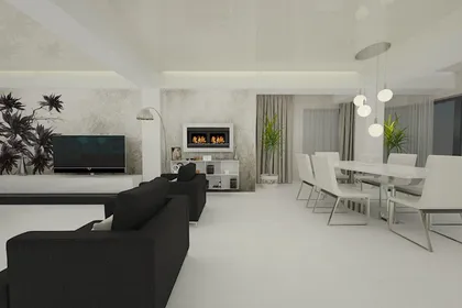 Contemporary style interior design project for a home in Monaco