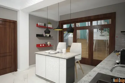 Modern home interior design concept in Monaco
