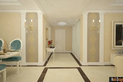 Luxury classic interior design apartment project in Monaco